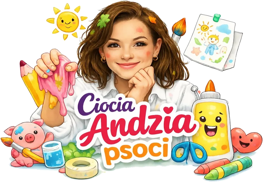 Ciocia Andzia psoci — Angelika z materiałami sensorycznymi